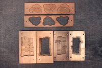 松と竹の風情のある蓋付きの菓子型 DB7066abc 在庫(a:0 b:0 c:1)個