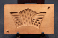 練り物の図案が個性的で味がある蓋付きの菓子型 DB7062abcdef 在庫(a:1 b:1 c:1 d:1 e:1 f:1)個