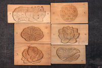 蓮を描いた品の良い蓋付きの菓子型 DB7224a-f 在庫(a:1 b:1 c:1 d:1 e:1 f:1)個