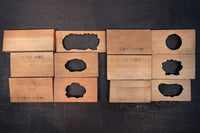 蓮を描いた品の良い蓋付きの菓子型 DB7224a-f 在庫(a:1 b:1 c:1 d:1 e:1 f:1)個