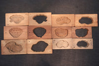 蓮など繊細に描いた蓋付きの菓子型 DB7439a-f 在庫(a:0 b:0 c:0 d:0 e:1 f:1)個