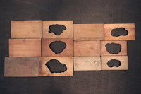 蓮など繊細に描いた蓋付きの菓子型 DB7439a-f 在庫(a:0 b:0 c:0 d:0 e:1 f:1)個