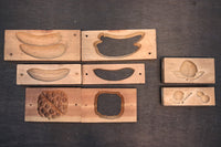 季節感ある果物など味わいある菓子型 DB7444a-e 在庫(a:1 b:1 c:1 d:1 e:1)個