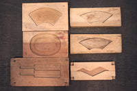 シンプルでレトロ感ある絵柄の菓子型 DB7452a-f 在庫(a:1 b:1 c:1 d:1 e:1 f:1)個