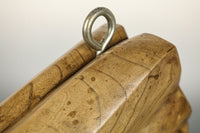 軍配の形がお洒落な自在鉤の横木 DB5436