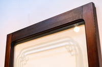 Width 570mm Height 1527mm Simple pattern retro taste medium-sized all-glass door F6539 Stock 1 piece