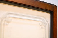 Width 570mm Height 1527mm Simple pattern retro taste medium-sized all-glass door F6539 Stock 1 piece