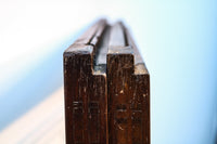 Width 570mm Height 1527mm Simple pattern retro taste medium-sized all-glass door F6539 Stock 1 piece