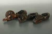 素敵な杢目が浮かぶ味わいある墨壺 DB5491abc 在庫( c:1 )個