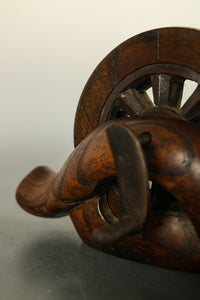 素敵な杢目が浮かぶ味わいある墨壺 DB5491abc 在庫( c:1 )個