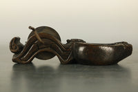 素敵な杢目が浮かぶ味わいある墨壺 DB5491abc 在庫( c:1 )個