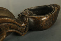 素敵な杢目が浮かぶ味わいある墨壺 DB5491abc 在庫( c:1 )個