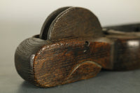 素敵な杢目が浮かぶ味わいある墨壺 DB5491abc 在庫( c:1 )個