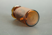 可愛らしいサイズの茶色のガラス瓶 Da5576k