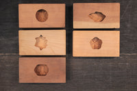 桜や菊など可愛らしい模様の菓子型 DB2274a-e 在庫(a:1 b:0 c:0 d:1 e:0)個