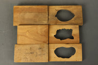 彫りも美しい植物の蓋付きの菓子型 DB7431abc 在庫(a:1 b:1 c:1)個