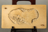 彫りも美しい植物の蓋付きの菓子型 DB7431abc 在庫(a:1 b:1 c:1)個