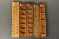 さまざまな造形が面白味ある菓子型 DB7436a-e 在庫(a:1 b:1 c:1 d:1 e:1)個