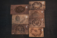 様々な花木と葉模様の上品な蓋付き菓子型 DB5882a-g 在庫(a:1 b:1 c:1 d:1 e:1 f:1 g:1)個