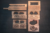 大きく形作った花模様の品のある菓子型 DB5890a-f 在庫(a:1 b:1 c:0 d:1 e:1 f:1 )個