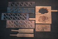 さまざまなデザインが愉しい蓋付き菓子型 DB5934a-f 在庫(a:0 b:1 c:1 d:1 e:1 f:0)個