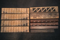 同じ柄を連ねたユニークな菓子型 DB5891a-i 在庫(a1: b:1 c:1 d:1)個