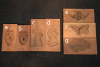 表情豊かに彫り込まれた味わいある菓子型 DB5931a-g 在庫(a:1 b:1 c:1 d:1 e:1 f:1 g:0)個