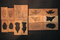 表情豊かに彫り込まれた味わいある菓子型 DB5931a-g 在庫(a:1 b:1 c:1 d:1 e:1 f:1 g:0)個