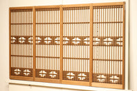 すっきり格子と香図模様で上品な書院 E8371 在庫4枚