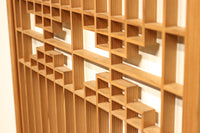 すっきり格子と香図模様で上品な書院 E8371 在庫4枚