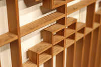 すっきり格子と香図模様で上品な書院 E8371 在庫4枚