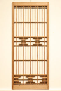 すっきり格子と香図模様で上品な書院 E8371 在庫4枚