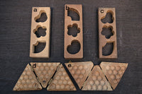 可愛らしい型が並ぶ素敵な菓子型 DB5951a-e 在庫(a:1 b:1 c:1 d:1 e:0 )個