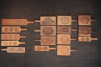 草木や模様などの雅な趣きある持ち手付き菓子型 DB2478kmnop 在庫3個