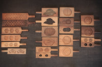 草木や模様などの雅な趣きある持ち手付き菓子型 DB2478kmnop 在庫3個