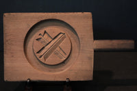 草木や模様などの雅な趣きある持ち手付き菓子型 DB2478kmnop 在庫3個