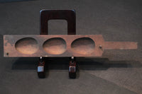 幾何学模様や作りが味わい深い持ち手付きの菓子型 DB2472hj 在庫2個