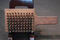 幾何学模様や作りが味わい深い持ち手付きの菓子型 DB2472hj 在庫2個