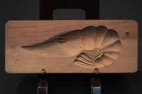 丁寧に絵柄を彫って作られた菓子型 DB2474bdfi 在庫4個