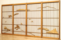 大型サイズ!!心地よい風景を描いた書院セット E8438 在庫4枚1組