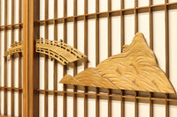 大型サイズ!!心地よい風景を描いた書院セット E8438 在庫4枚1組