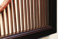 Rare! Carved wooden panel above paper sliding door E6798ab stock (a: where I spread beautiful Hanaki all over in a modern silhouette 0 b: 1)枚