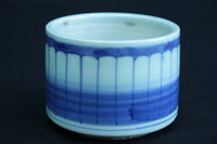 淡いコントラストの陶器製火入れ Da8008b 在庫1個