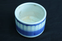 淡いコントラストの陶器製火入れ Da8008b 在庫1個