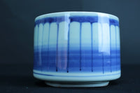 淡いコントラストの陶器製火入れ Da8008b 在庫1個