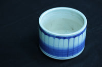 淡いコントラストの陶器製火入れ Da8008b 在庫1個