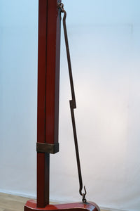 珍品!! 全体を朱漆で彩る華やかな自在鉤 DB2653