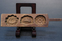 細かく花弁を施した持ち手付き菓子型 DB7558a-d 在庫在庫(a:0 b:1 c:0 d:0)個