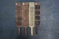 さまざまな文字が入った持ち手付きの菓子型 DB7553a-d 在庫(a:1 b:1 c:1 d:0)個