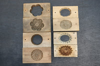 Cake mould DB8113a-d stock (a: with a cover where it was warm and drew a floral design on 1 b: 1 c: 1 d: 1)Unit